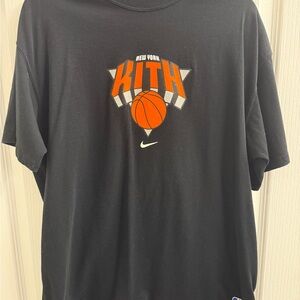 KITH Nike Black New York Knicks T-Shirt Size L